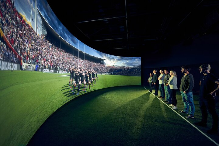 Step into the heart of rugby culture as you watch the All Blacks in action surrounded by passionate fans and the essence of New Zealand's rich heritage. Feel the excitement come alive!